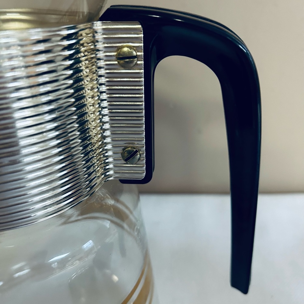 Vintage Cory Glass Percolator, Stovetop Coffee Pot, Retro MCM Coffeemaker - Picture 3 of 9